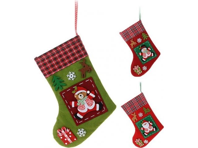 Носок для подарков «Носочек для Санты», 16х22 см Koopman DH9670550, в ассортименте
