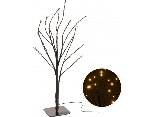 Светящееся дерево Сказочная Липа 30 см, 15 теплых белых мини Led ламп, на батарейках Koopman AXZ201000