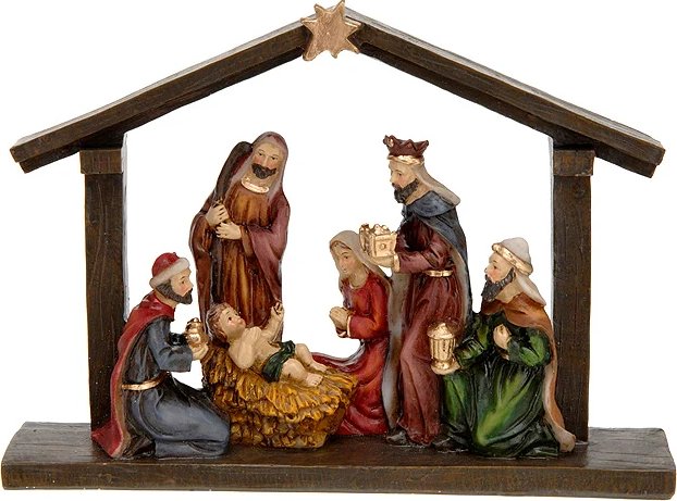 Рождественский вертеп - композиция Явление младенца Христа, 20*15 см Koopman