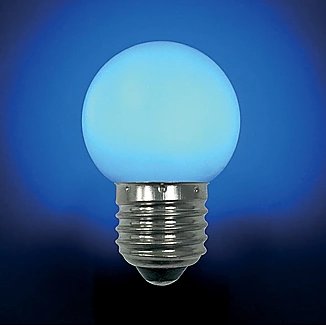 Лампа светодиодная E27 LB-45-Blue