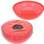 Пластиковые тарелки красные 14 см, 4 шт Koopman