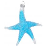Стеклянная елочная игрушка Морская Звезда - Драгоценное море 14 см, подвеска Kaemingk