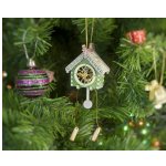 Новогоднее украшение для елки - Часы с маятником 6011 Хаки
